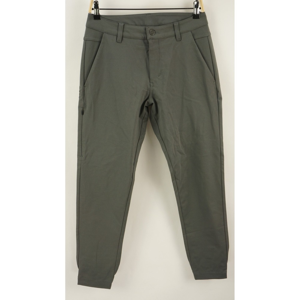 BYLT Men's 32 x 28" Slim Fit Gray Woven Stretch Tapered Tapered Chino Pants